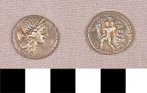 Thumbnail of Coin: Denarius of Julius Caesar (1919.63.0241)