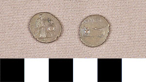 Thumbnail of Coin: Quinarius of Mark Antony (1919.63.0275)