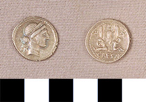 Thumbnail of Coin: Roman Republic, Denarius (1919.63.0318)