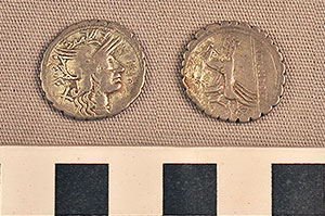 Thumbnail of Coin: Denarius Serratus of Rome (1919.63.0876)