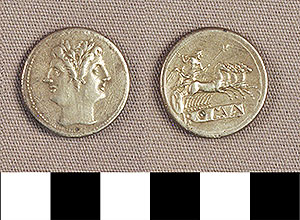 Thumbnail of Coin: Didrachm of Rome, Quadrigatus (1919.63.1052)