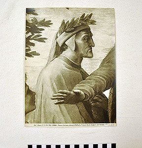 Thumbnail of Print: Testa di Dante Alighieri, nel Parnaso (1949.15.0022)