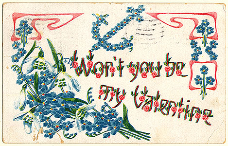 Thumbnail of Valentine Postcard (1972.21.0014)