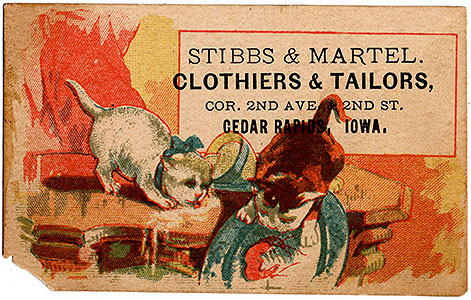 Thumbnail of Business Advertisement Card: Stibbs & Martel (1972.21.0072)