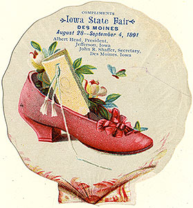 Thumbnail of Business Advertisement Card: Iowa State Fair  (1972.21.0174)