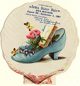 Thumbnail of Business Advertisement Card: Iowa State Fair  (1972.21.0217)