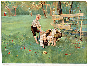 Thumbnail of Print: "The Apple of Contention" (1972.21.0266)