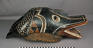 Thumbnail of Zamle Society Dance Crest Antelope Mask (1984.11.0002)