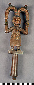 Thumbnail of Oshe Shango Dance Wand, Staff. (1986.21.0002)