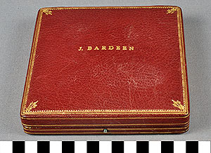 Thumbnail of Nobel Prize Medal Case for Physics Presented to John Bardeen (1991.04.0051C)