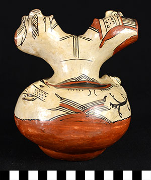 Thumbnail of Festival Drinking Vessel: Unaimanda, Two-Headed Effigy (1997.15.0132)