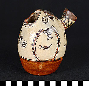 Thumbnail of Festival Drinking Vessel: Jista Puruwa, Owl Effigy (1997.15.0140)