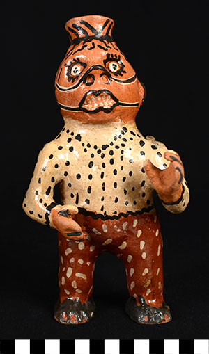 Thumbnail of Festival Drinking Vessel Effigy: Amasanga, Male Hunter  (1997.15.0453A)