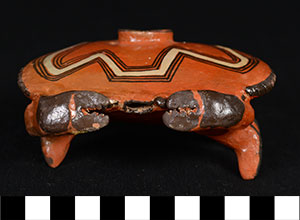 Thumbnail of Festival Drinking Vessel: Crab Effigy (1997.15.0456)
