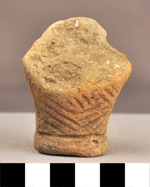 Thumbnail of Figurine Fragment: Pregnant Female Lower Torso (2000.17.0085)