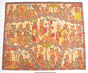 Thumbnail of Cloth Painting: Scenes from Sutasoma, a Fourteenth-Century Javanese Buddhist Story (2002.17.0023)