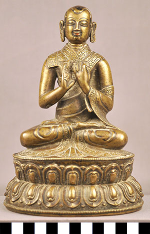 Thumbnail of Seated Brass Lama (2014.01.0071)