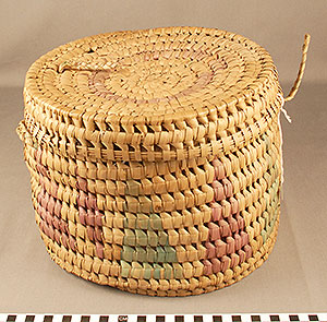 Thumbnail of Basket with Attached Lid (2014.03.0276)