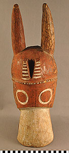 Thumbnail of Horned Animal Mask (2014.03.0481)