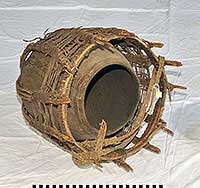 Thumbnail of Water Container in Basket Carrier (2014.03.0900A)