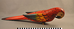 Thumbnail of Figurine: Scarlet Macaw (2014.04.0012)