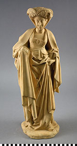 Thumbnail of Plaster Cast Statue of a Townswoman (Bürgerin) (1913.10.0019)