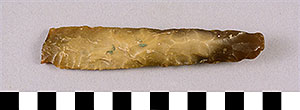Thumbnail of Stone Tool: Pressure Flaked Blade (1915.07.0024)
