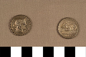 Thumbnail of Coin: Denarius Serratus of Rome (1919.63.0733)