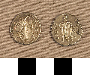 Thumbnail of Coin: Roman Republic, Denarius (1919.63.0824)