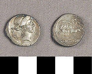Thumbnail of Coin: Roman Republic, Denarius (1919.63.0848)