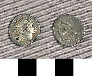 Thumbnail of Coin: Roman Republic, Denarius (1919.63.0849)