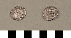 Thumbnail of Coin: Denarius Serratus of Rome (1919.63.0875)