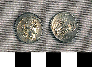 Thumbnail of Coin: Roman Republic, Denarius (1919.63.0915)