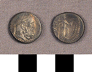 Thumbnail of Coin: Roman Republic, Denarius (1919.63.0975)