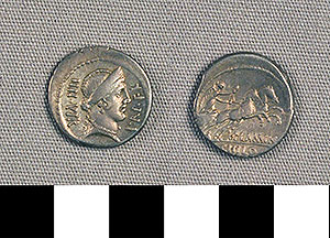 Thumbnail of Coin: Roman Republic, Denarius (1919.63.1011)