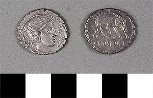 Thumbnail of Coin: Roman Republic, Denarius (1919.63.1022)