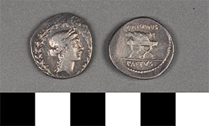 Thumbnail of Coin: Roman Republic, Denarius (1919.63.1026)