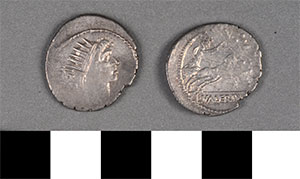 Thumbnail of Coin: Roman Republic, Denarius (1919.63.1030)