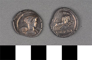 Thumbnail of Coin: Roman Republic, Denariuss (1919.63.1033)