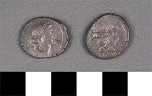Thumbnail of Coin: Roman Republic, Denarius (1919.63.1044)