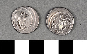 Thumbnail of Coin: Roman Republic, Denarius (1919.63.1050)