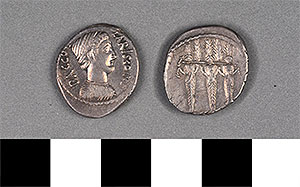 Thumbnail of Coin: Roman Republic, Denarius (1919.63.1064)