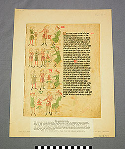 Thumbnail of Folio, Fascimile: Illuminated Dresden Manuscript from "The Sachsenpiegel" (1922.06.0015)