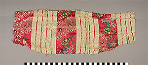 Thumbnail of Artifact Remnant: Textile Sample, Damask (1925.02.0157)