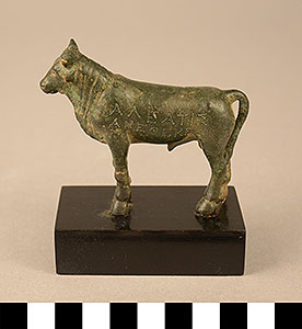 Thumbnail of Inscribed Bull Figurine (1929.01.0003)