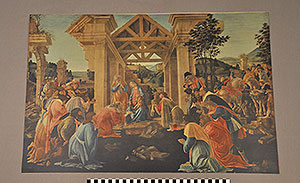 Thumbnail of Reproduction of Painting: "Adoration of the Magi" by Botticelli (1953.01.0001)