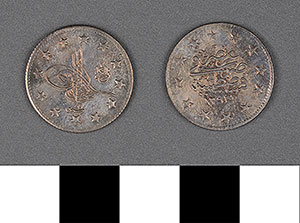 Thumbnail of Coin: Turkey, Iki Kuruslik (1971.15.0088)