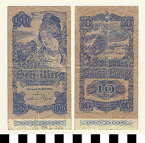 Thumbnail of Bank Note: Austria, 10 Schillings (1978.06.0232)