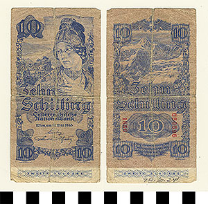 Thumbnail of Bank Note: Austria, 10 Schillings (1978.06.0241)