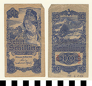Thumbnail of Bank Note: Austria, 10 Schillings (1978.06.0242)